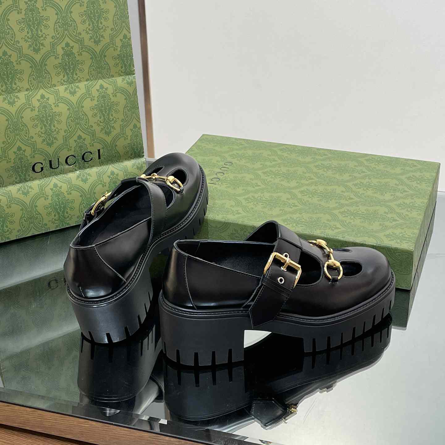 Gucci Women's Loafer With Horsebit - DopestKickz