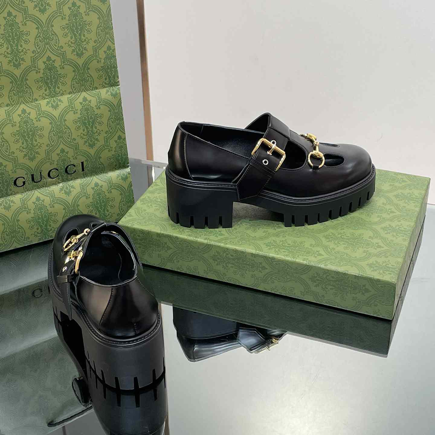 Gucci Women's Loafer With Horsebit - DopestKickz