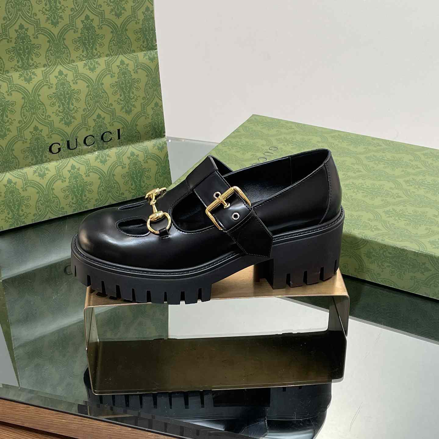 Gucci Women's Loafer With Horsebit - DopestKickz
