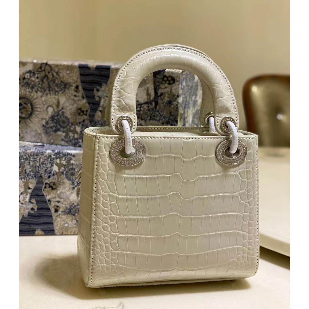 Dior Alligator Mini Lady Dior Bag (17-15-7cm) - DopestKickz