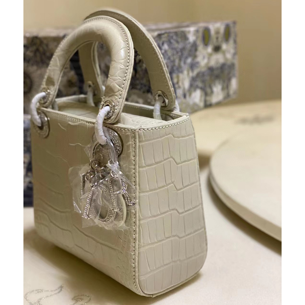 Dior Alligator Mini Lady Dior Bag (17-15-7cm) - DopestKickz