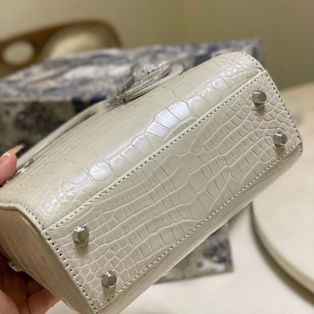 Dior Alligator Mini Lady Dior Bag (17-15-7cm) - DopestKickz