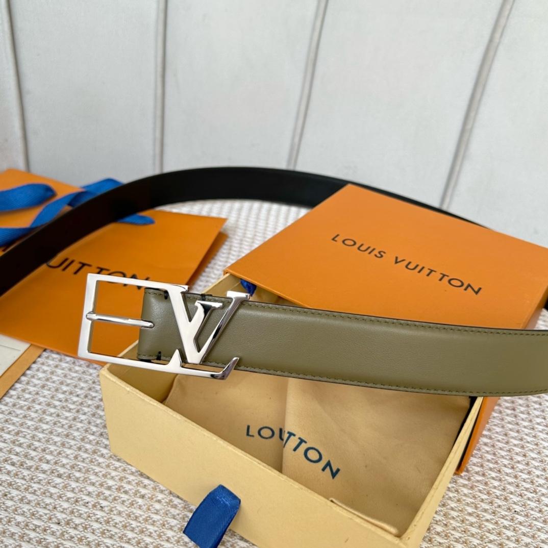 Louis Vuitton LV Skyline 35mm Belt - DopestKickz