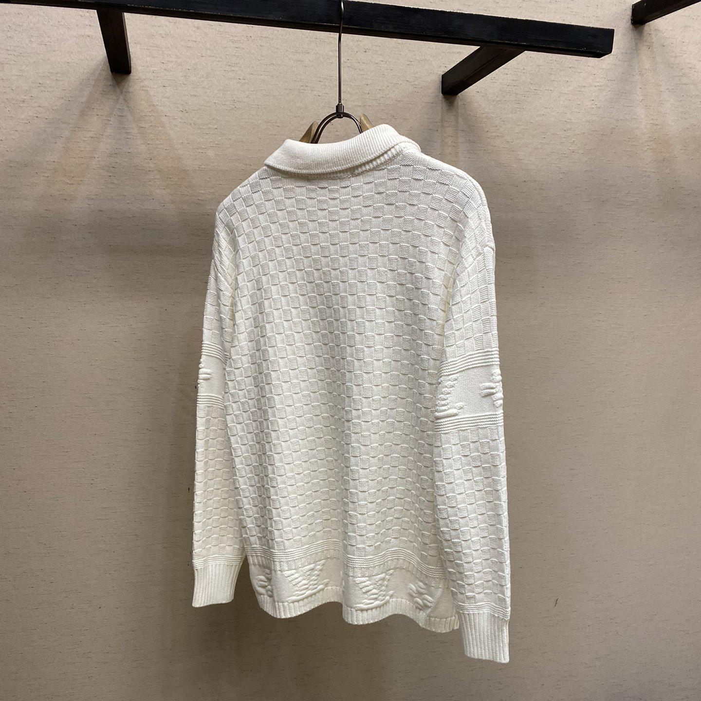 Louis Vuitton Lv Damier Wool Blend Pullover     - DopestKickz