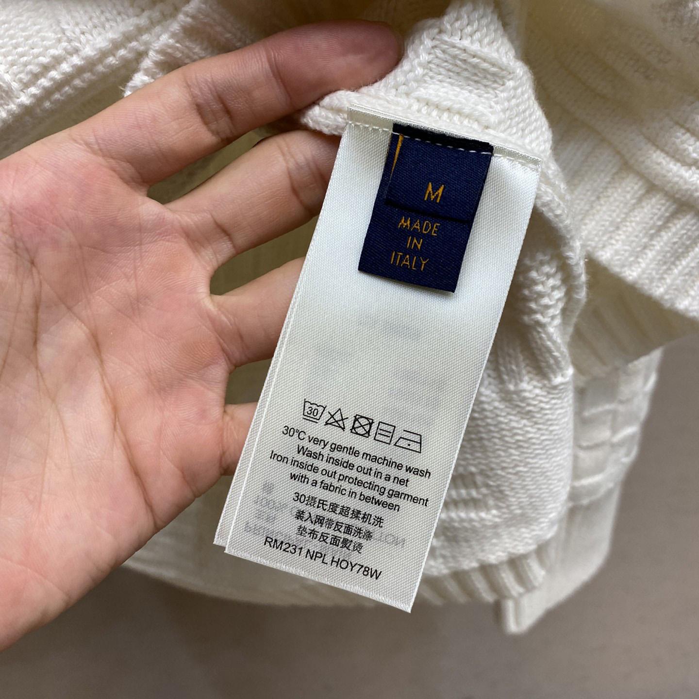 Louis Vuitton Lv Damier Wool Blend Pullover     - DopestKickz