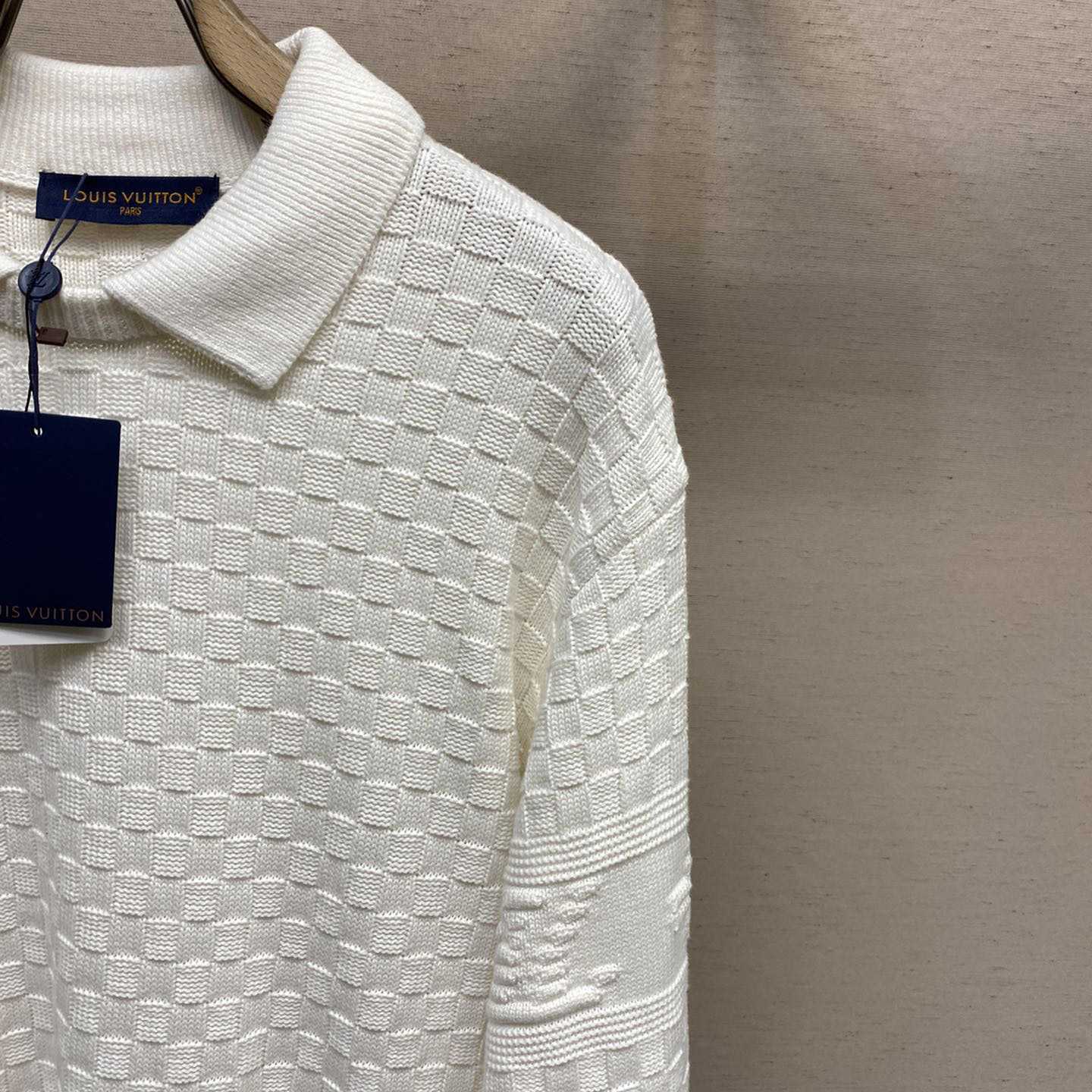 Louis Vuitton Lv Damier Wool Blend Pullover     - DopestKickz