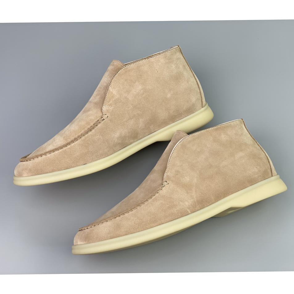 Loro Piana White Sole Summer Walk Loafers - DopestKickz