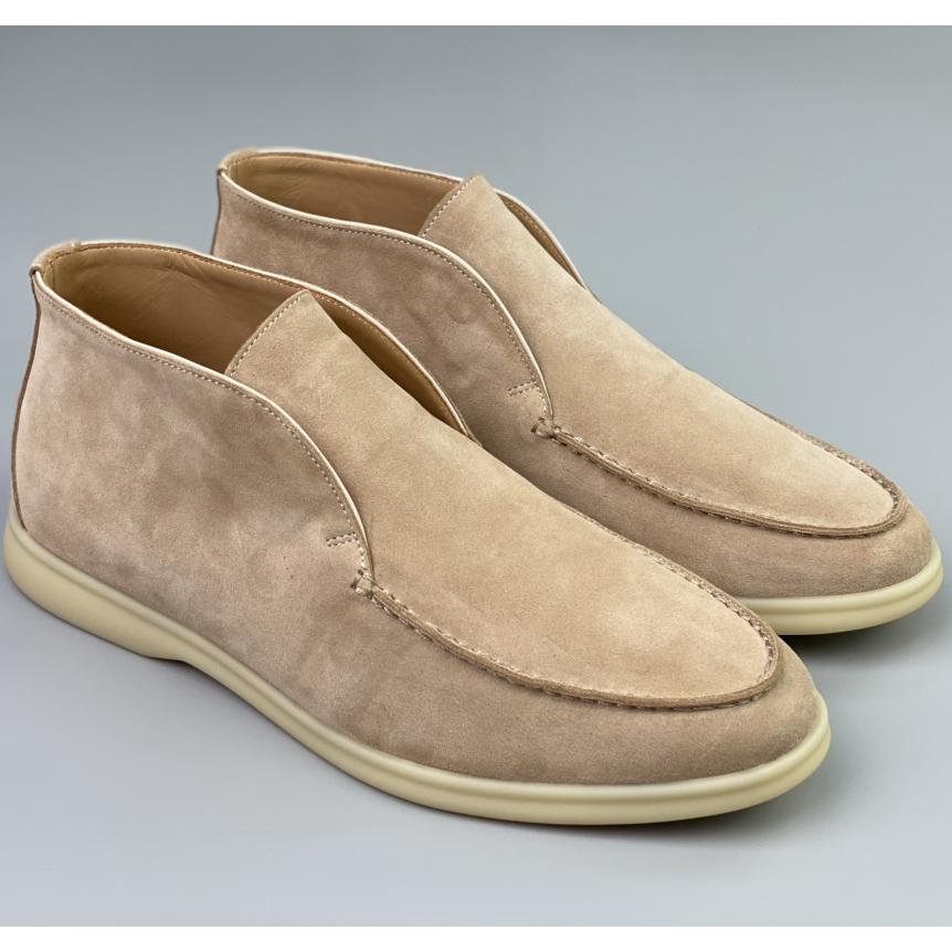 Loro Piana White Sole Summer Walk Loafers - DopestKickz