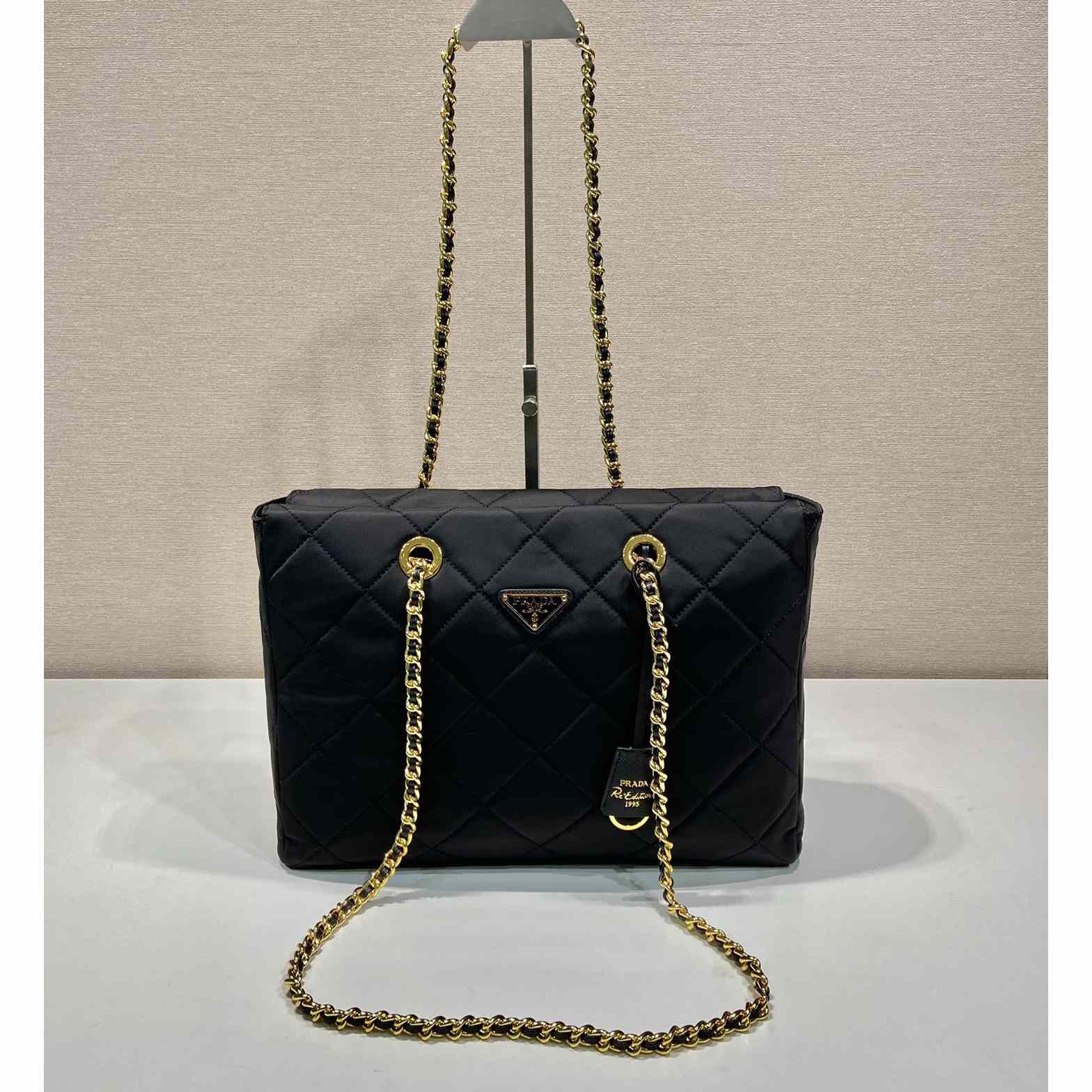 Prada Re-Edition 1995 Chaine Large Re-Nylon Bag - DopestKickz