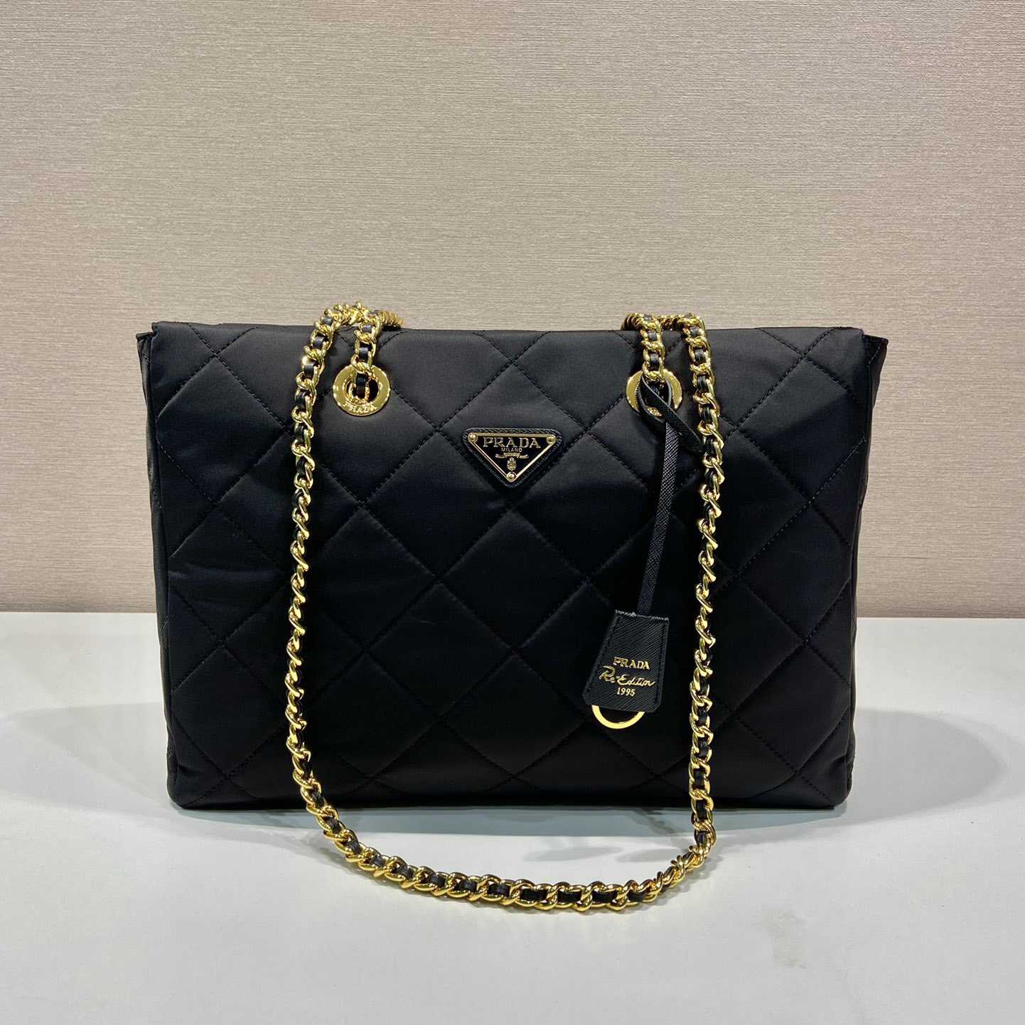 Prada Re-Edition 1995 Chaine Large Re-Nylon Bag - DopestKickz