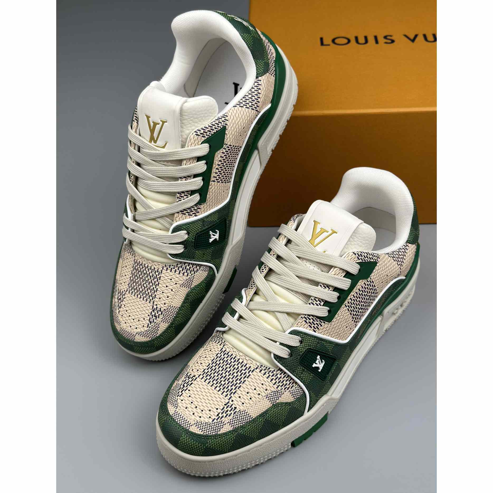 Louis Vuitton LV Trainer Sneaker (Upon UK Size) 1AC58D - DopestKickz