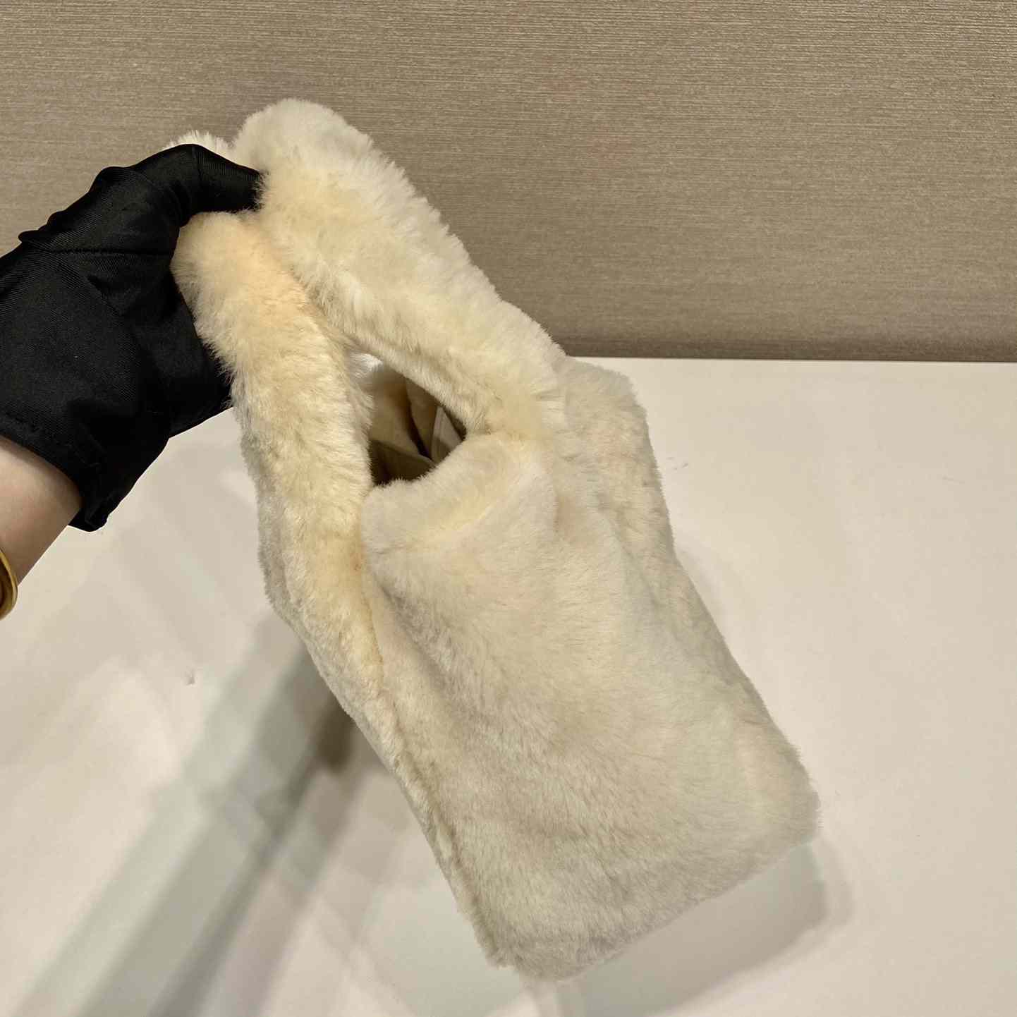 Prada Shearling Mini Handbag - DopestKickz
