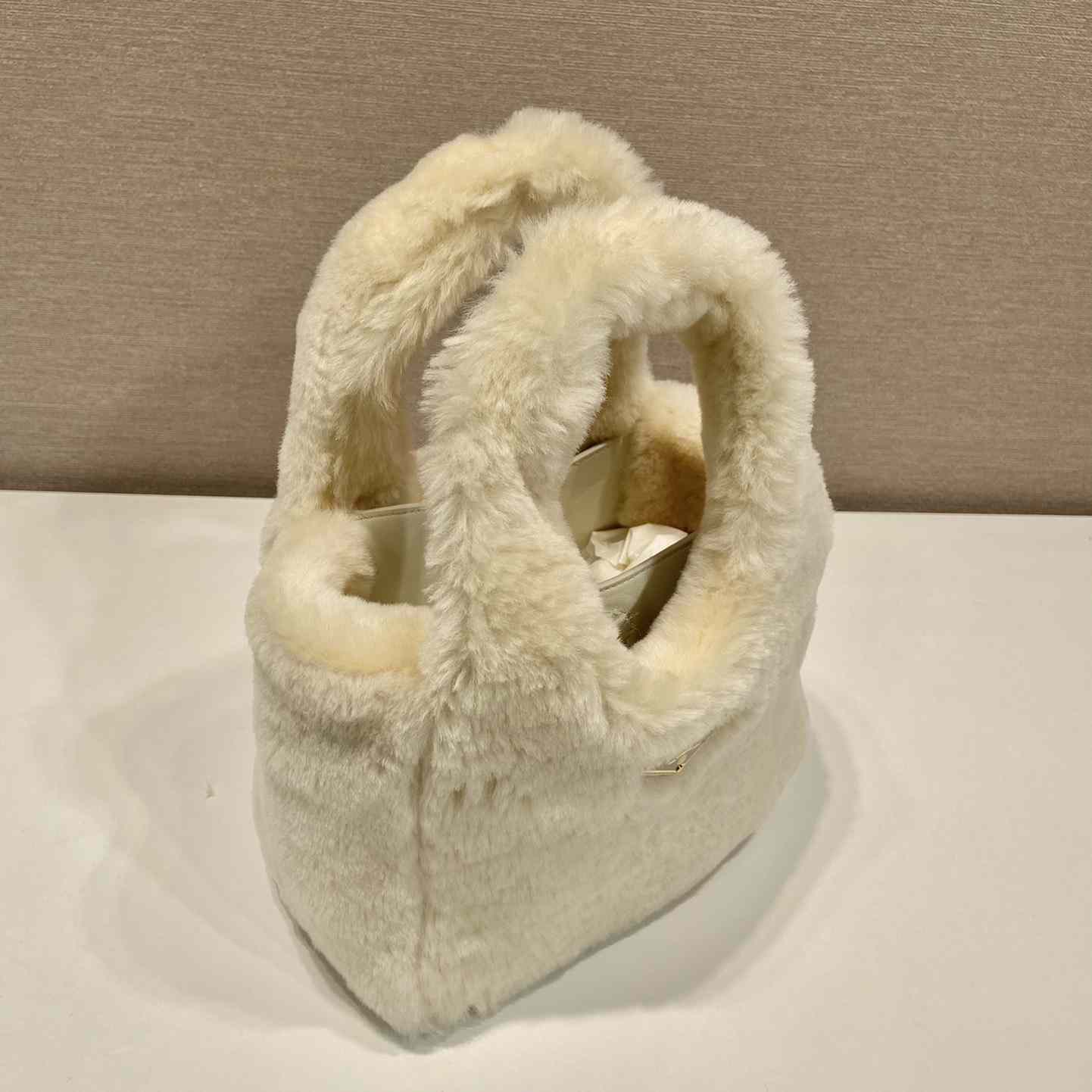 Prada Shearling Mini Handbag - DopestKickz