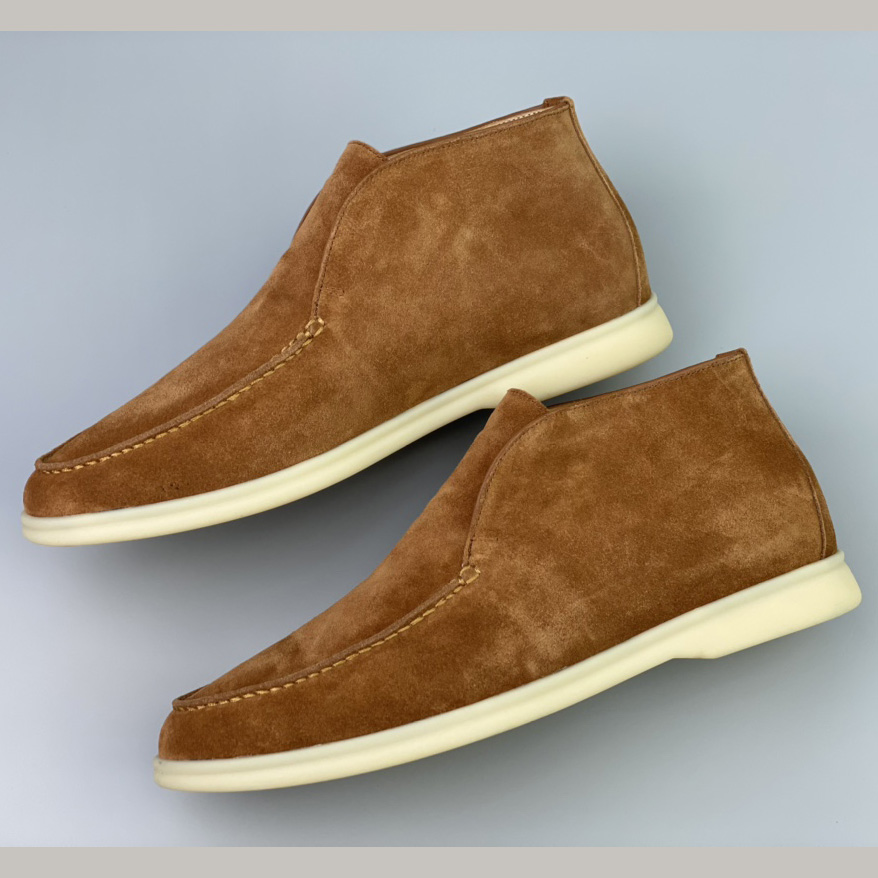 Loro Piana White Sole Summer Walk Loafers - DopestKickz