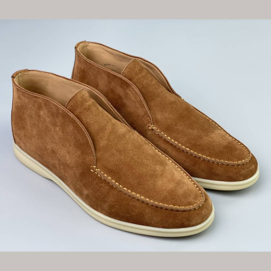 Loro Piana White Sole Summer Walk Loafers - DopestKickz