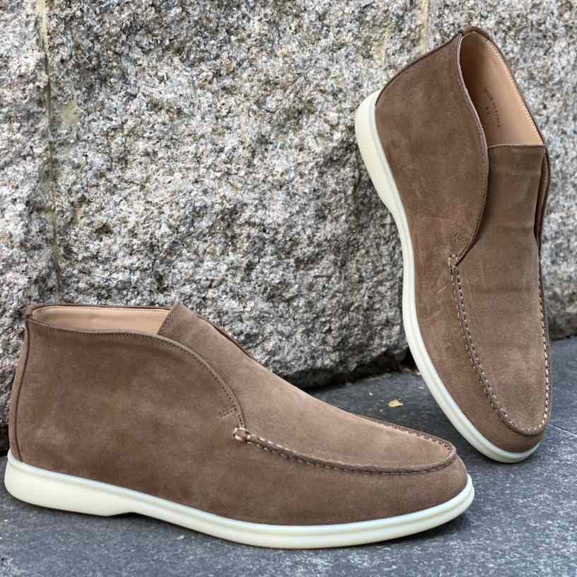 Loro Piana White Sole Summer Walk Loafers - DopestKickz