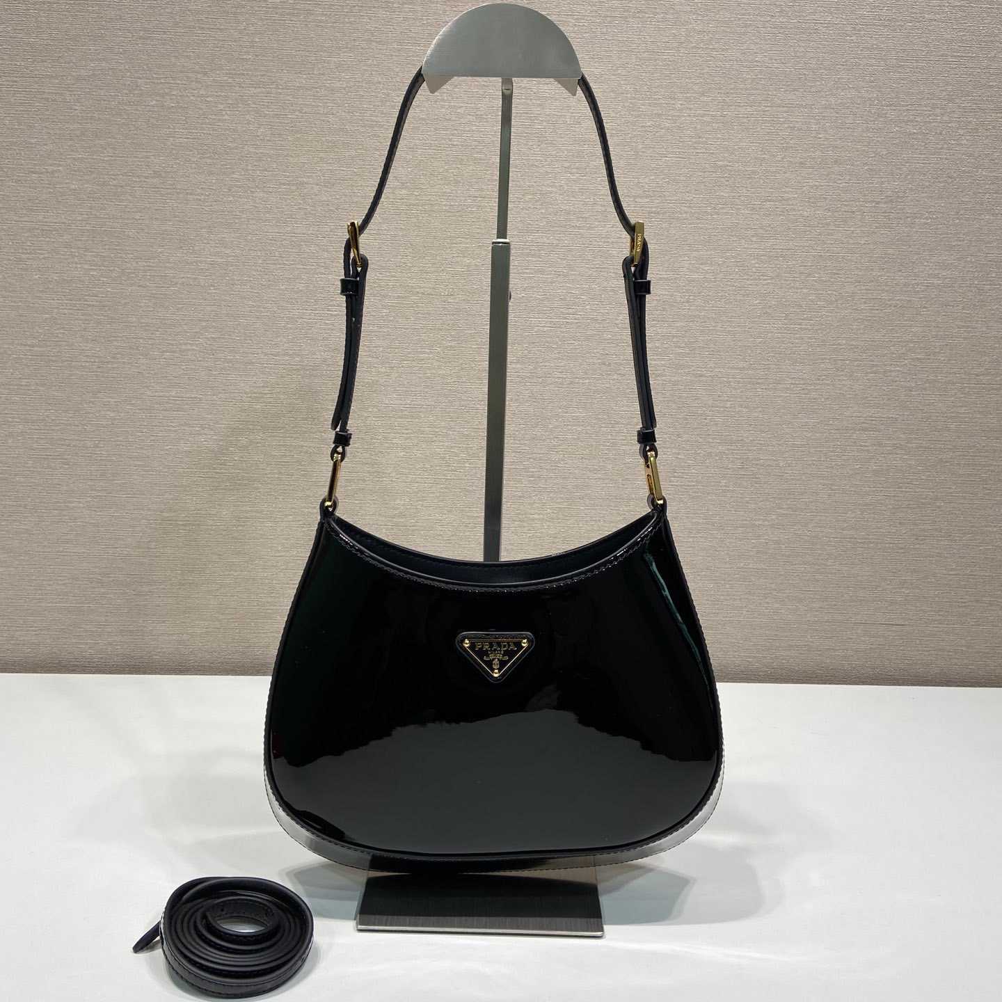 Prada Cleo Patent Leather Bag - DopestKickz