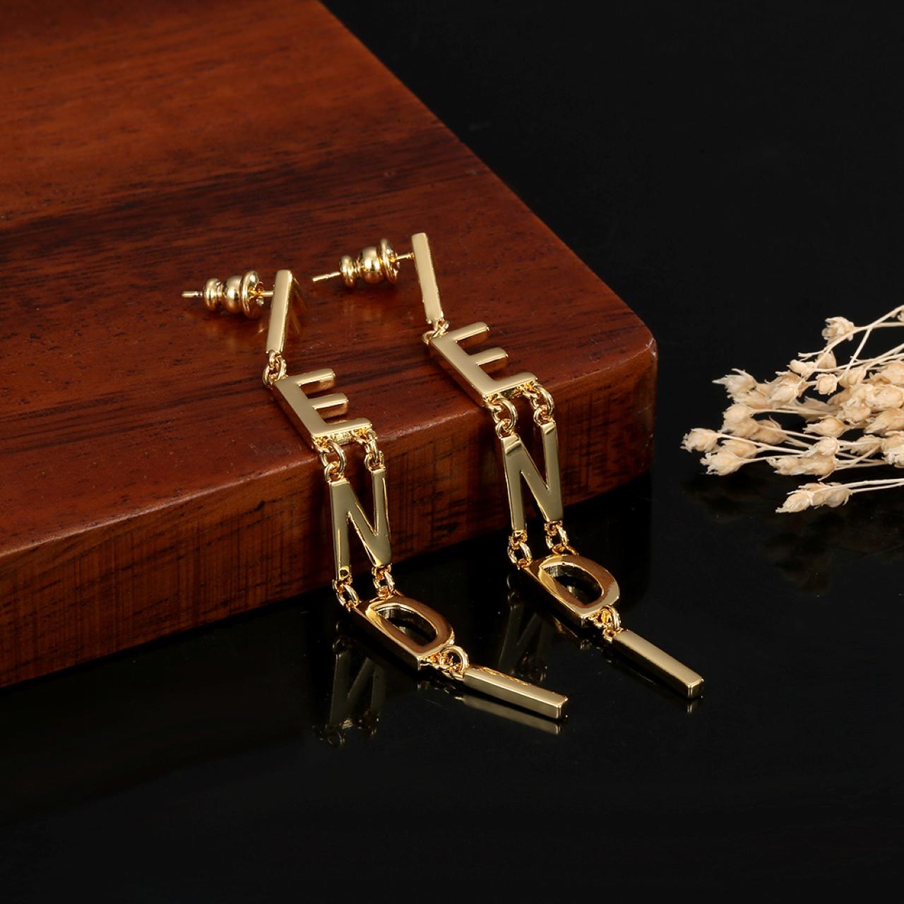 Fendi Signature Earrings - DopestKickz