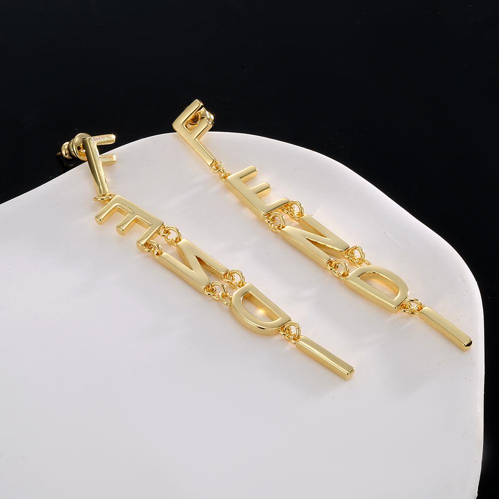 Fendi Signature Earrings - DopestKickz