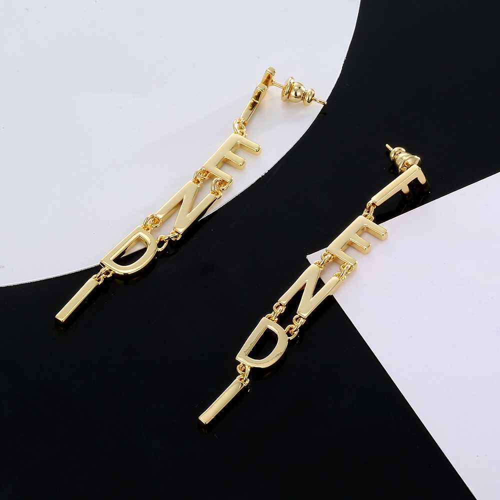 Fendi Signature Earrings - DopestKickz