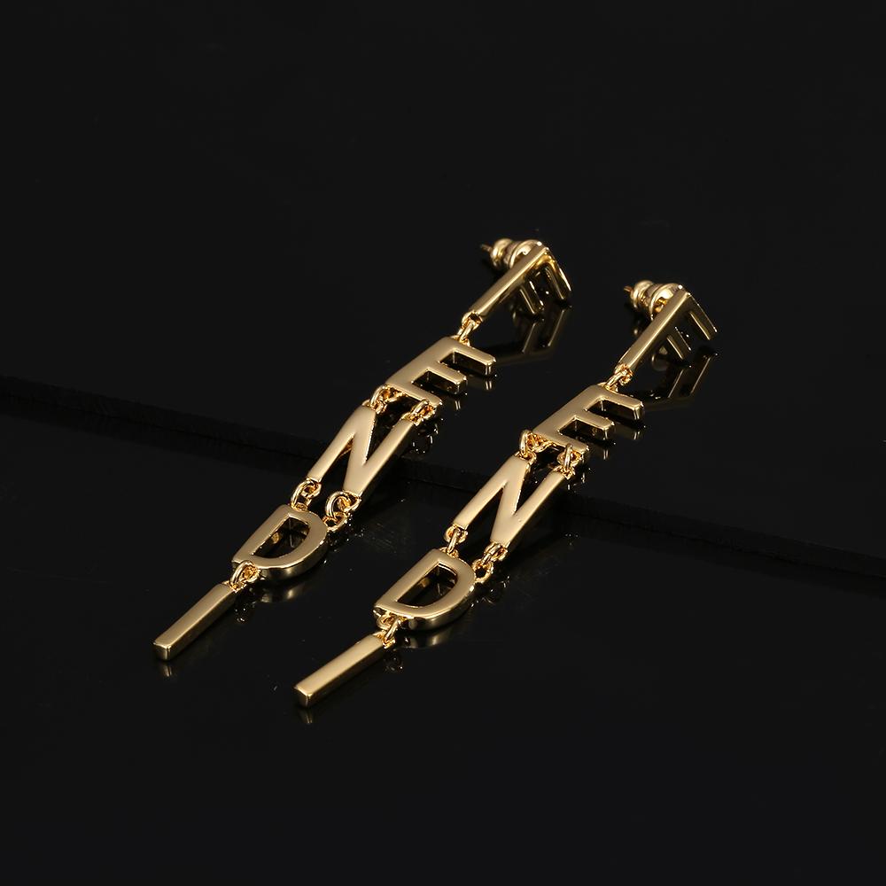 Fendi Signature Earrings - DopestKickz