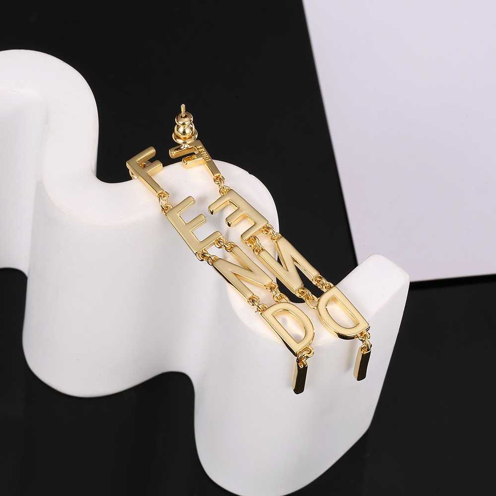 Fendi Signature Earrings - DopestKickz