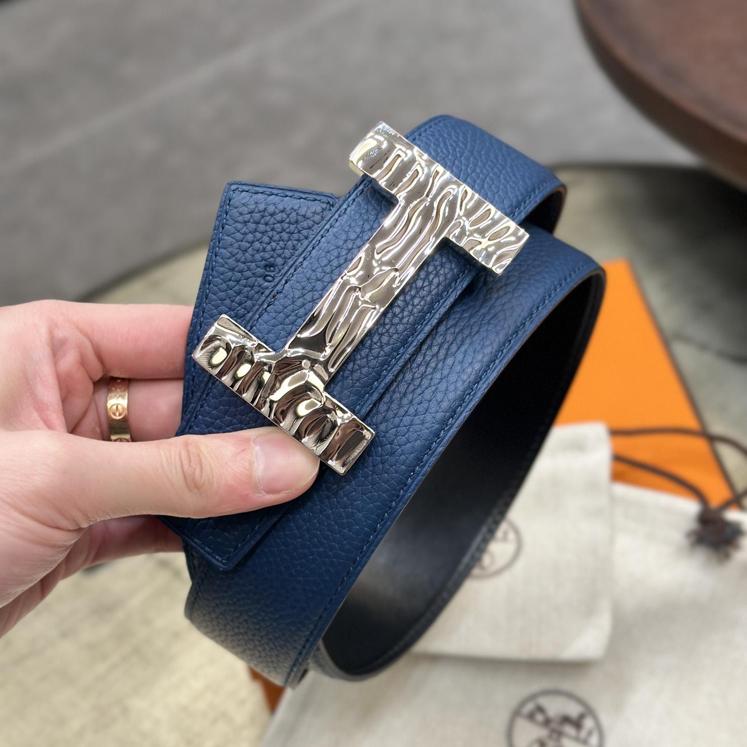 Hermes Quizz H2O Belt buckle & Reversible Leather Strap 38 mm - DopestKickz