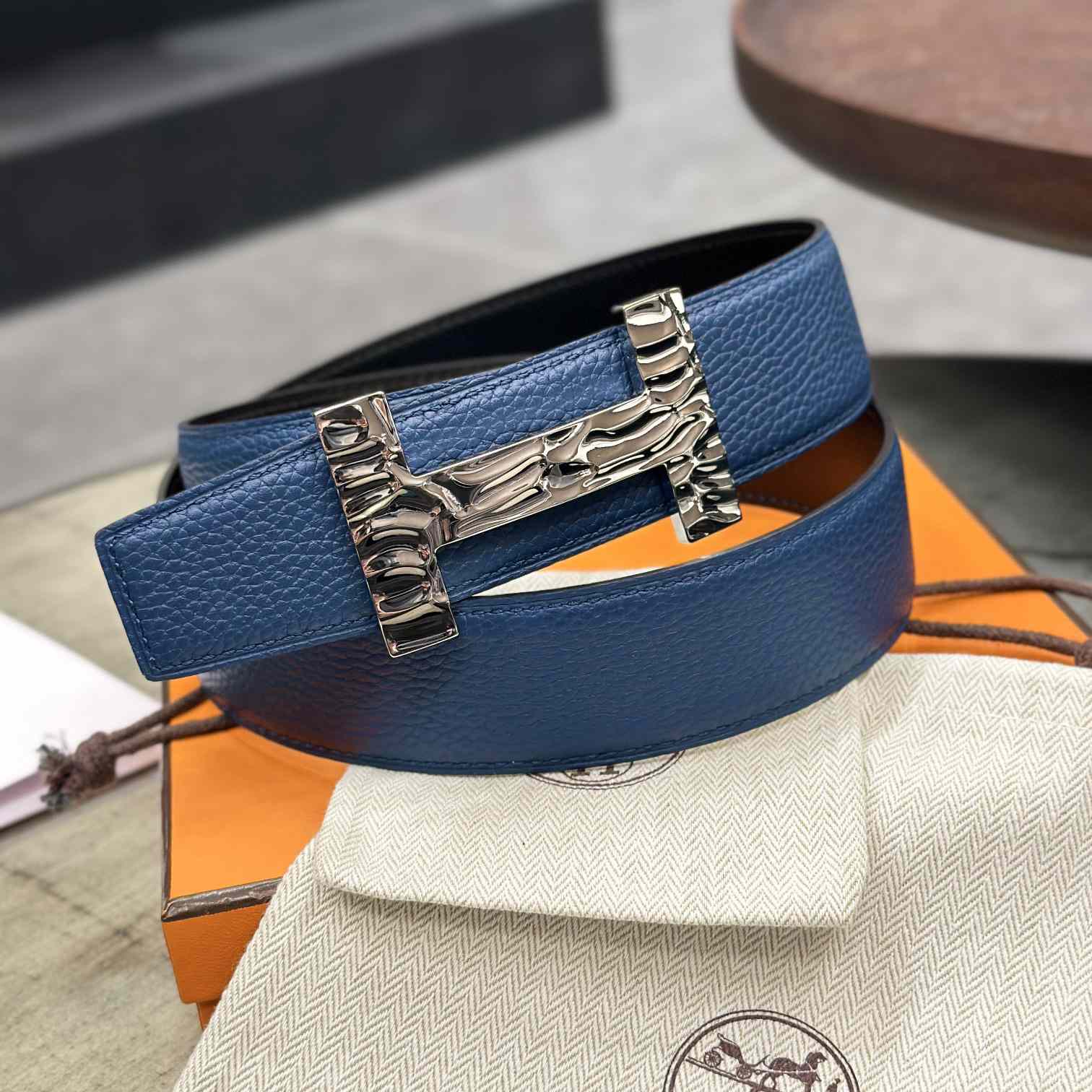 Hermes Quizz H2O Belt buckle & Reversible Leather Strap 38 mm - DopestKickz