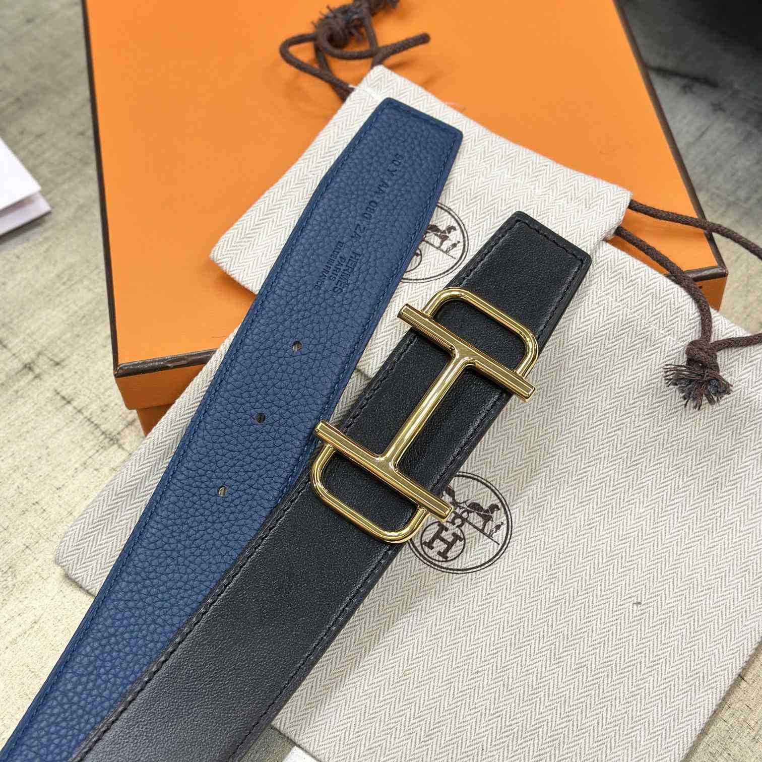 Hermes Royal Belt Buckle & Reversible Leather Strap 38 mm - DopestKickz