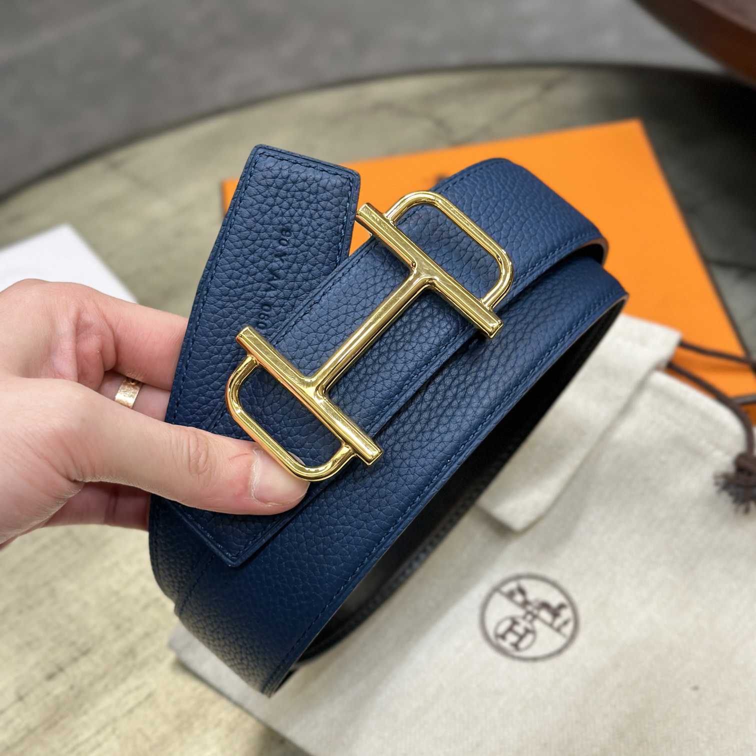 Hermes Royal Belt Buckle & Reversible Leather Strap 38 mm - DopestKickz