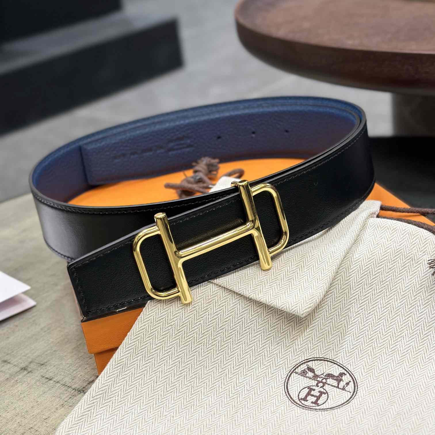 Hermes Royal Belt Buckle & Reversible Leather Strap 38 mm - DopestKickz