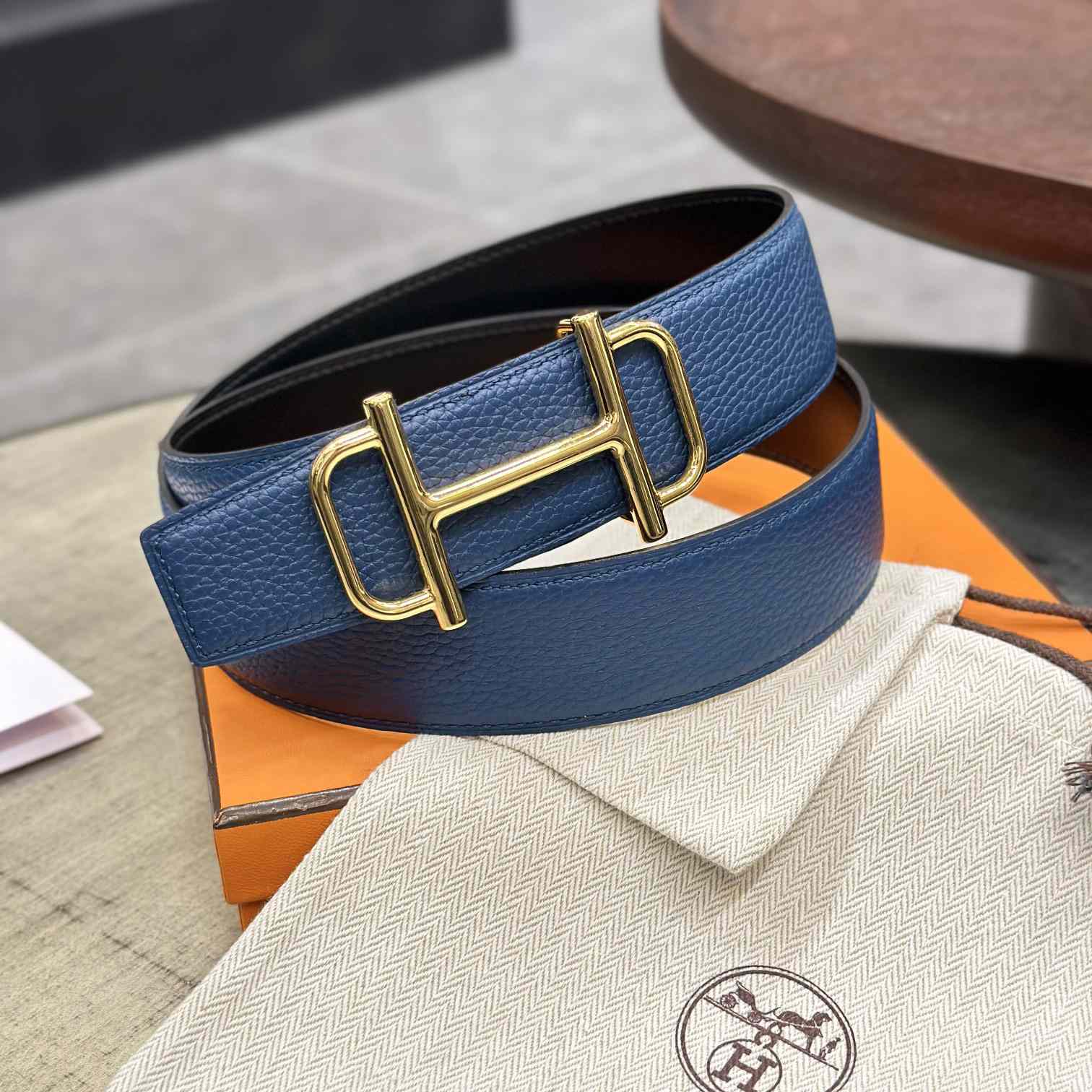 Hermes Royal Belt Buckle & Reversible Leather Strap 38 mm - DopestKickz