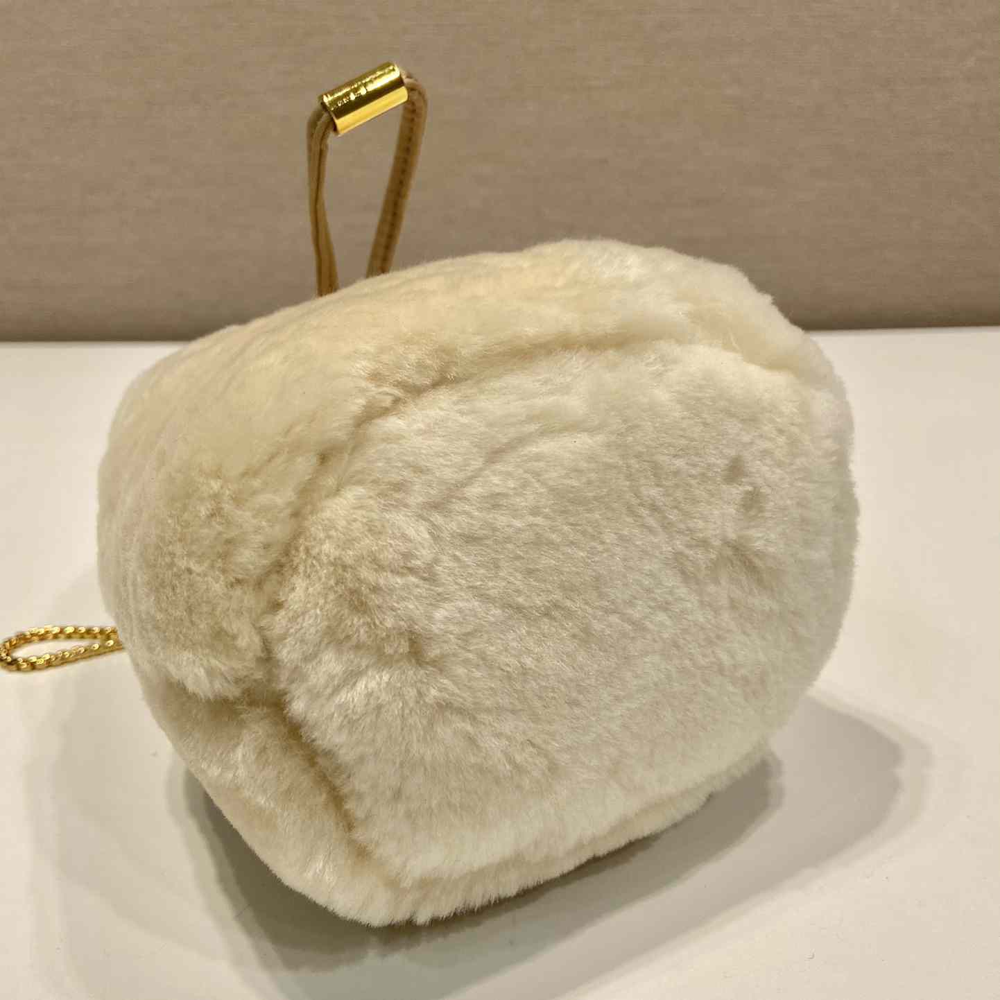 Prada Shearling Mini-pouch - DopestKickz