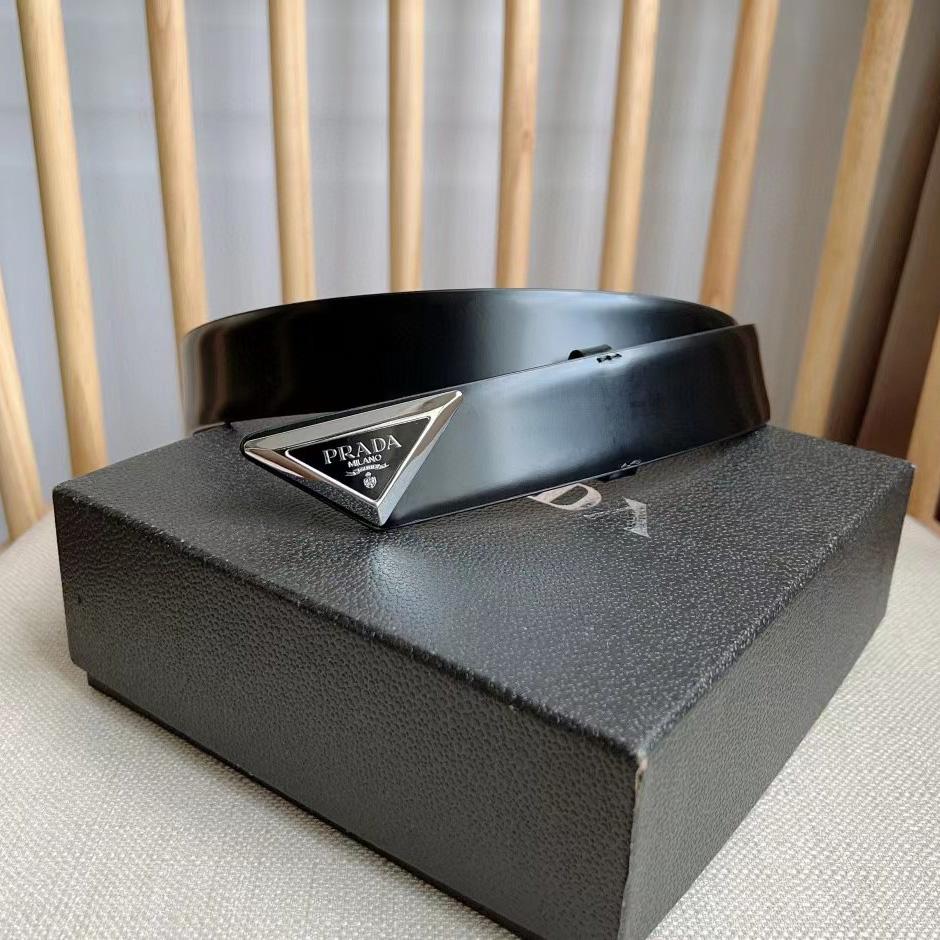 Prada Leather Belt  - DopestKickz