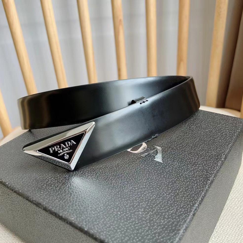 Prada Leather Belt  - DopestKickz