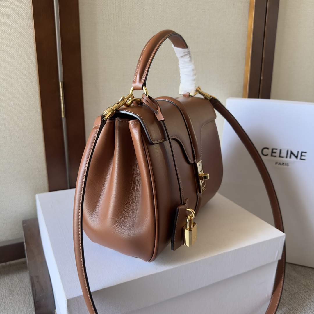 Celine Small 16 Bag In Natural Calfskin - DopestKickz