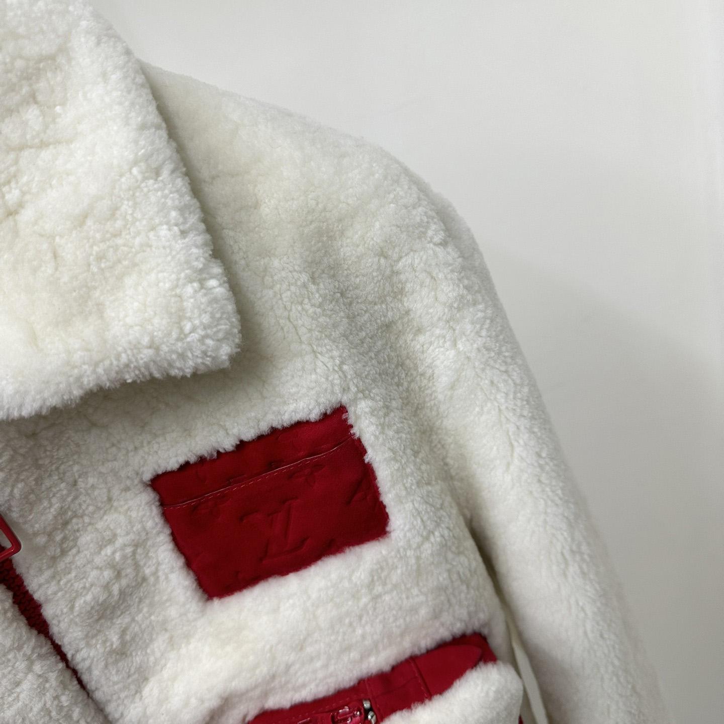 Louis Vuitton Multipocket Shearling Jacket - DopestKickz
