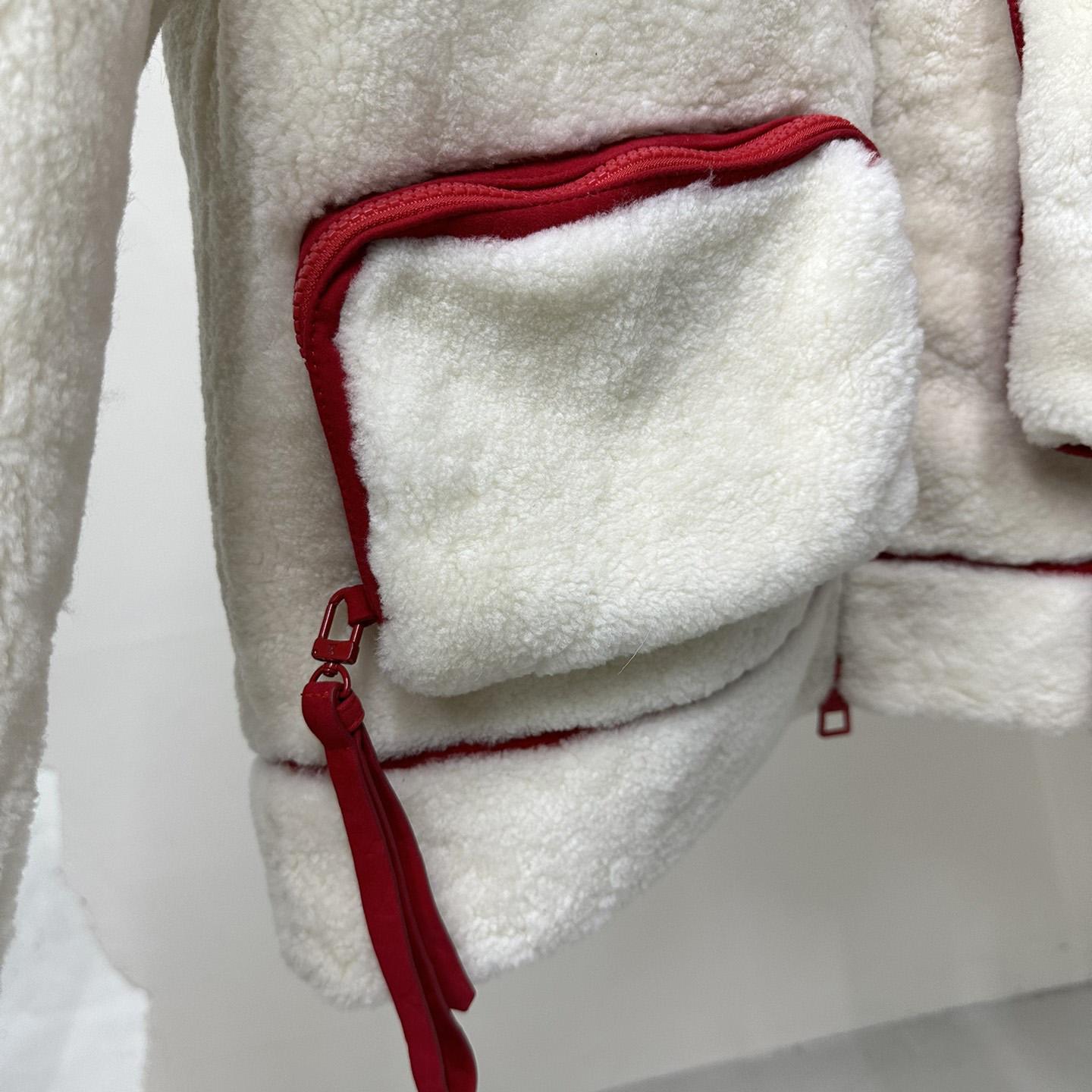 Louis Vuitton Multipocket Shearling Jacket - DopestKickz