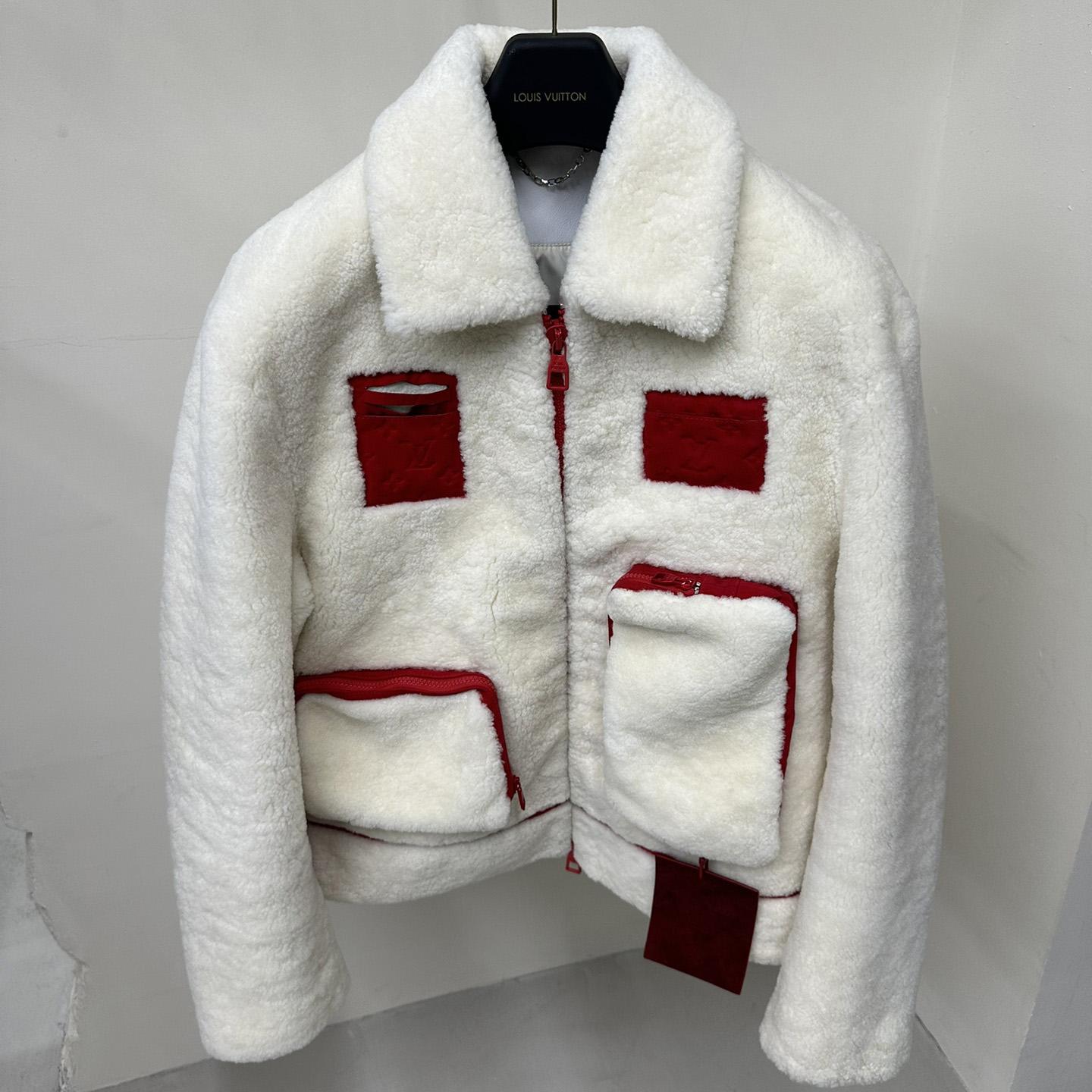 Louis Vuitton Multipocket Shearling Jacket - DopestKickz