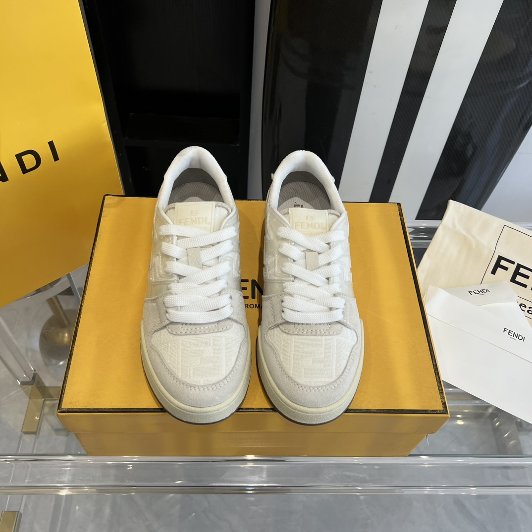 Fendi Fendi Match Lace-up Sneakers - DopestKickz