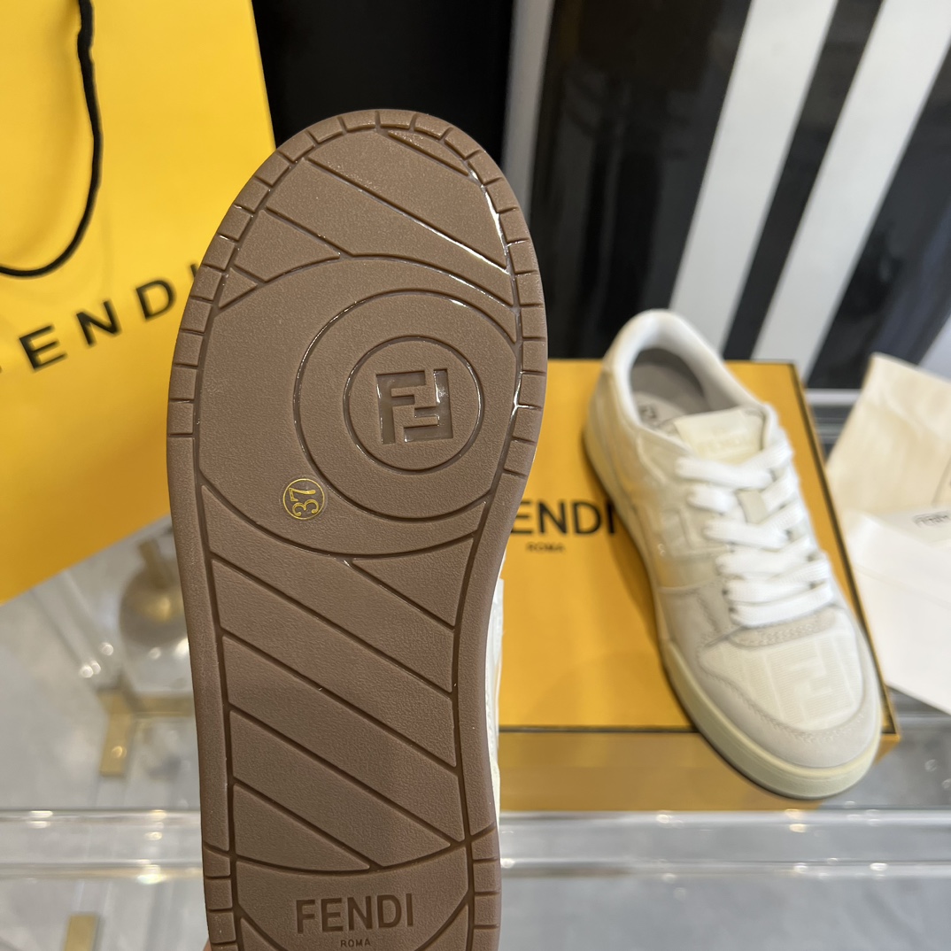 Fendi Fendi Match Lace-up Sneakers - DopestKickz