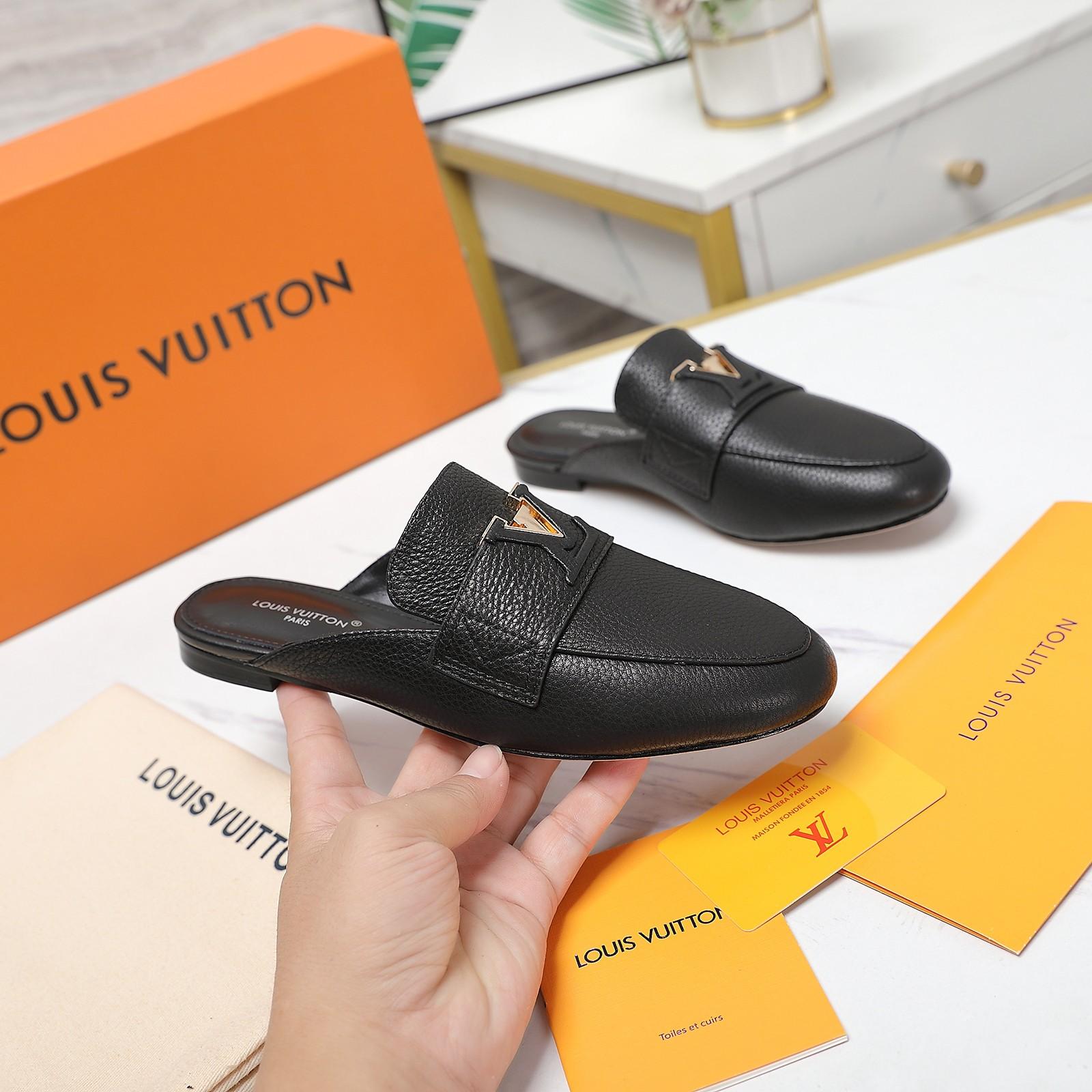 Louis Vuitton LV Capri Open Back Loafer - DopestKickz
