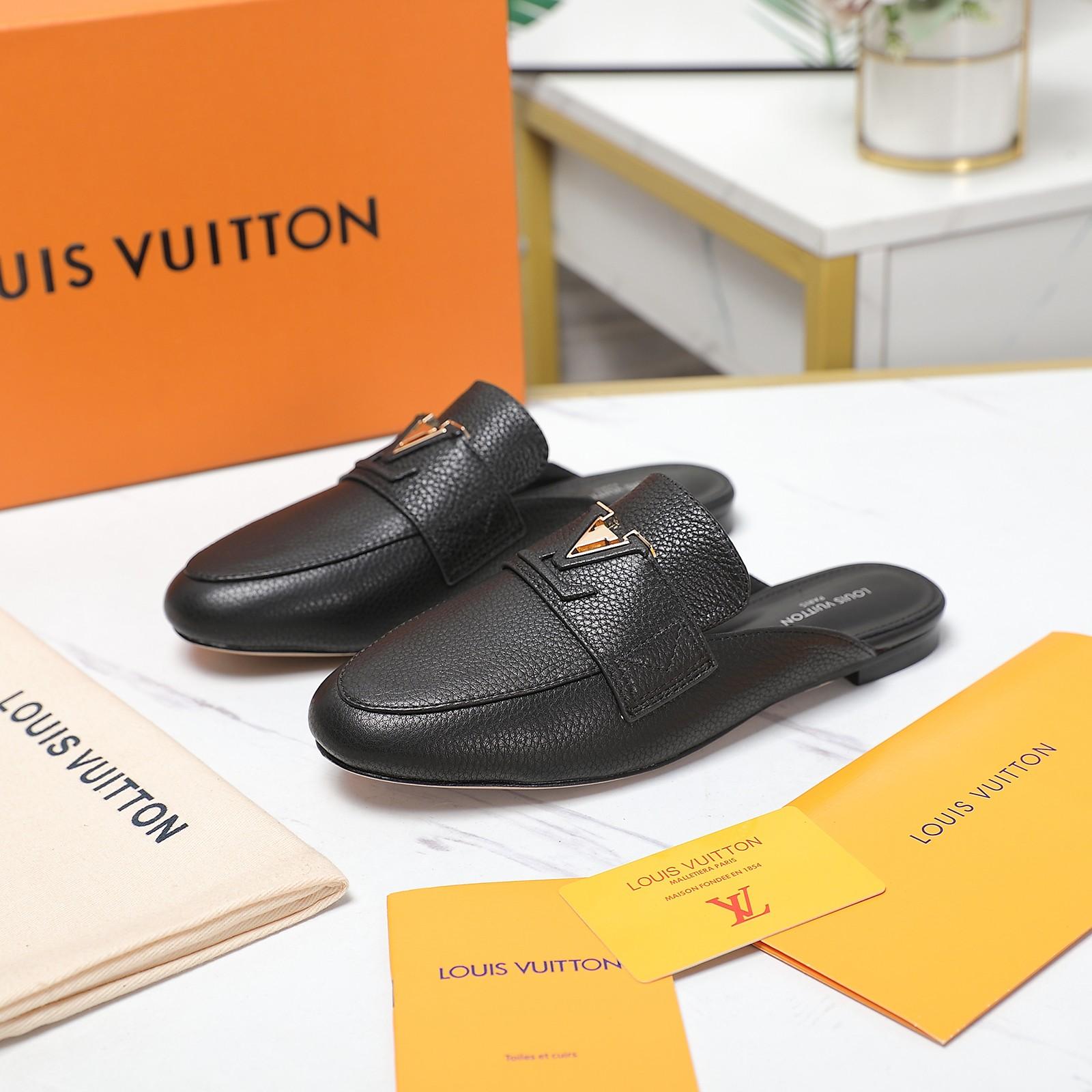 Louis Vuitton LV Capri Open Back Loafer - DopestKickz