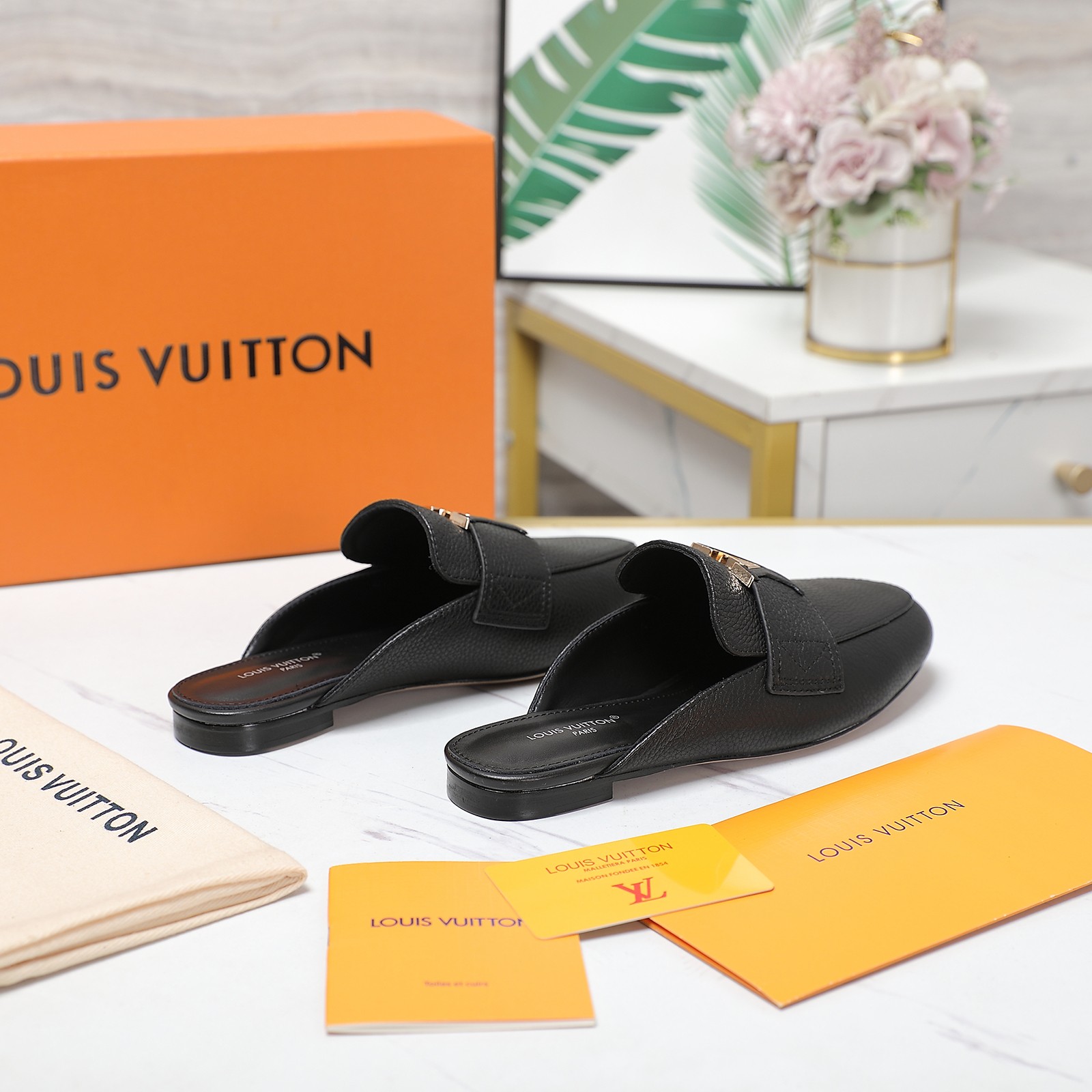 Louis Vuitton LV Capri Open Back Loafer - DopestKickz