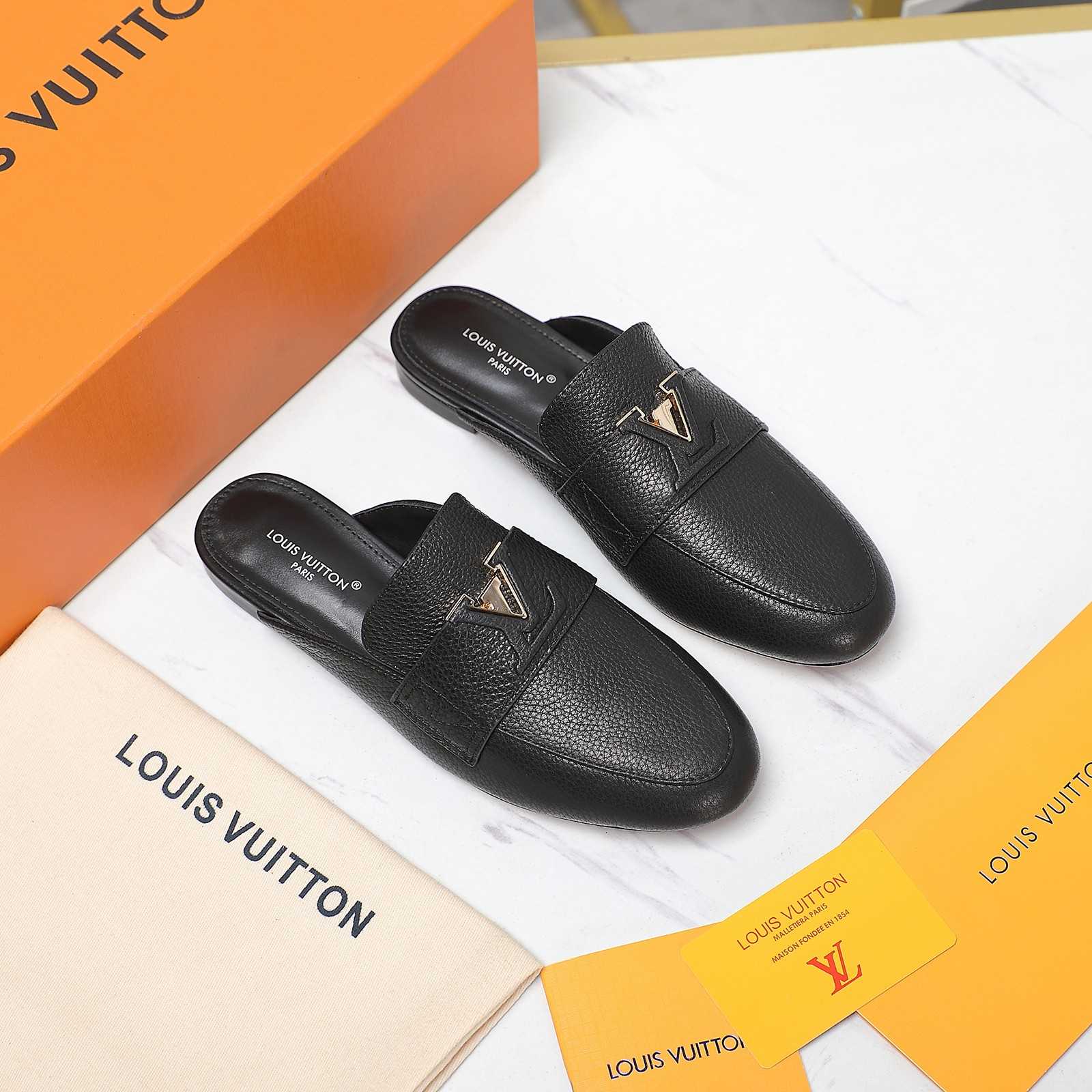 Louis Vuitton LV Capri Open Back Loafer - DopestKickz