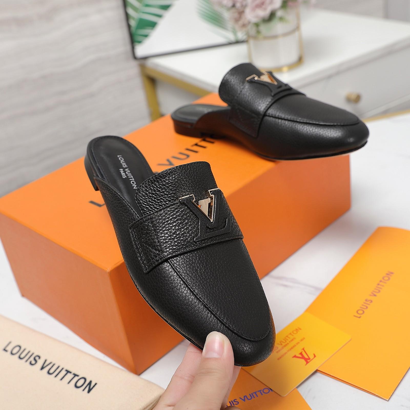 Louis Vuitton LV Capri Open Back Loafer - DopestKickz