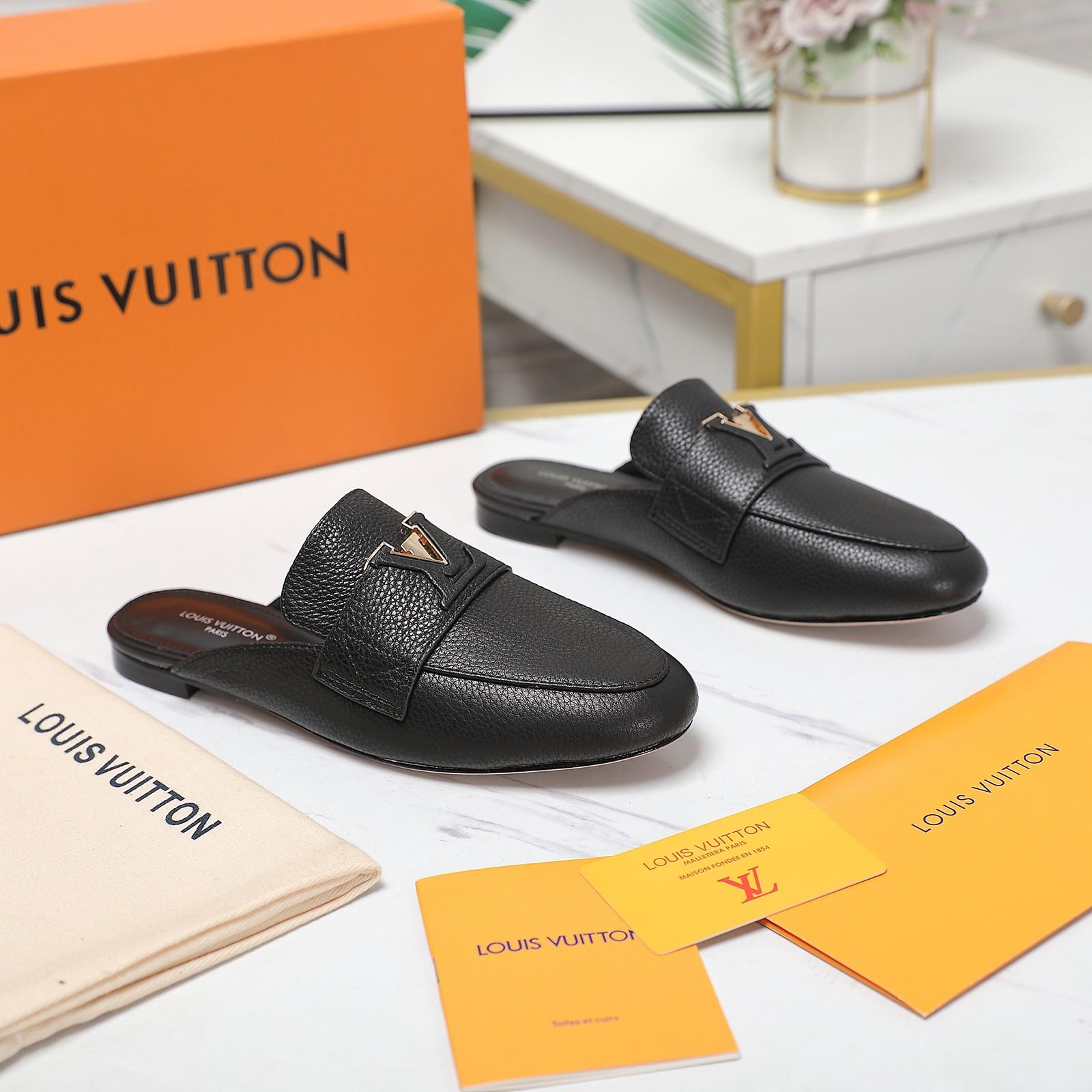Louis Vuitton LV Capri Open Back Loafer - DopestKickz