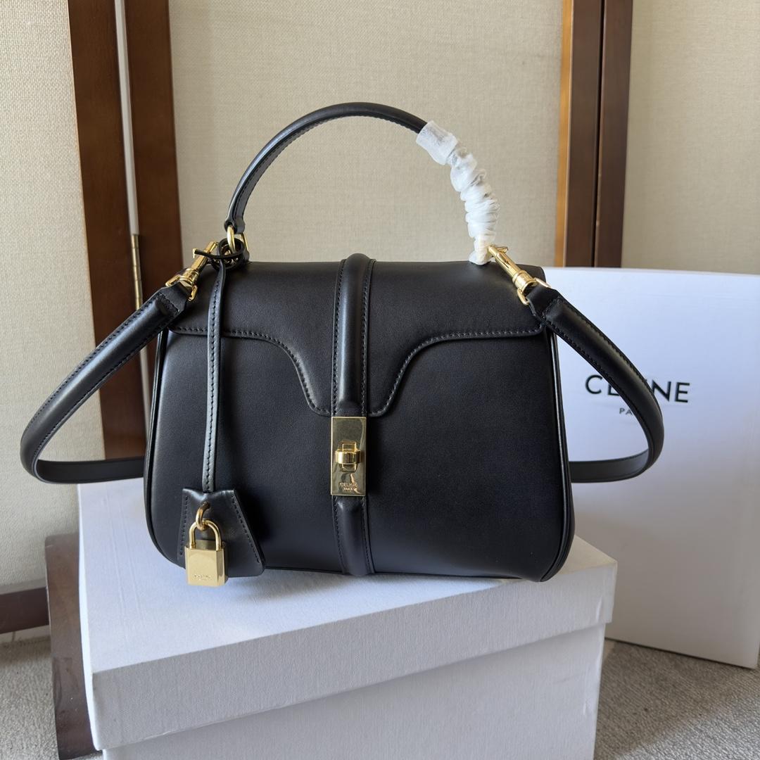 Celine Small 16 Bag In Satinated Calfskin - DopestKickz