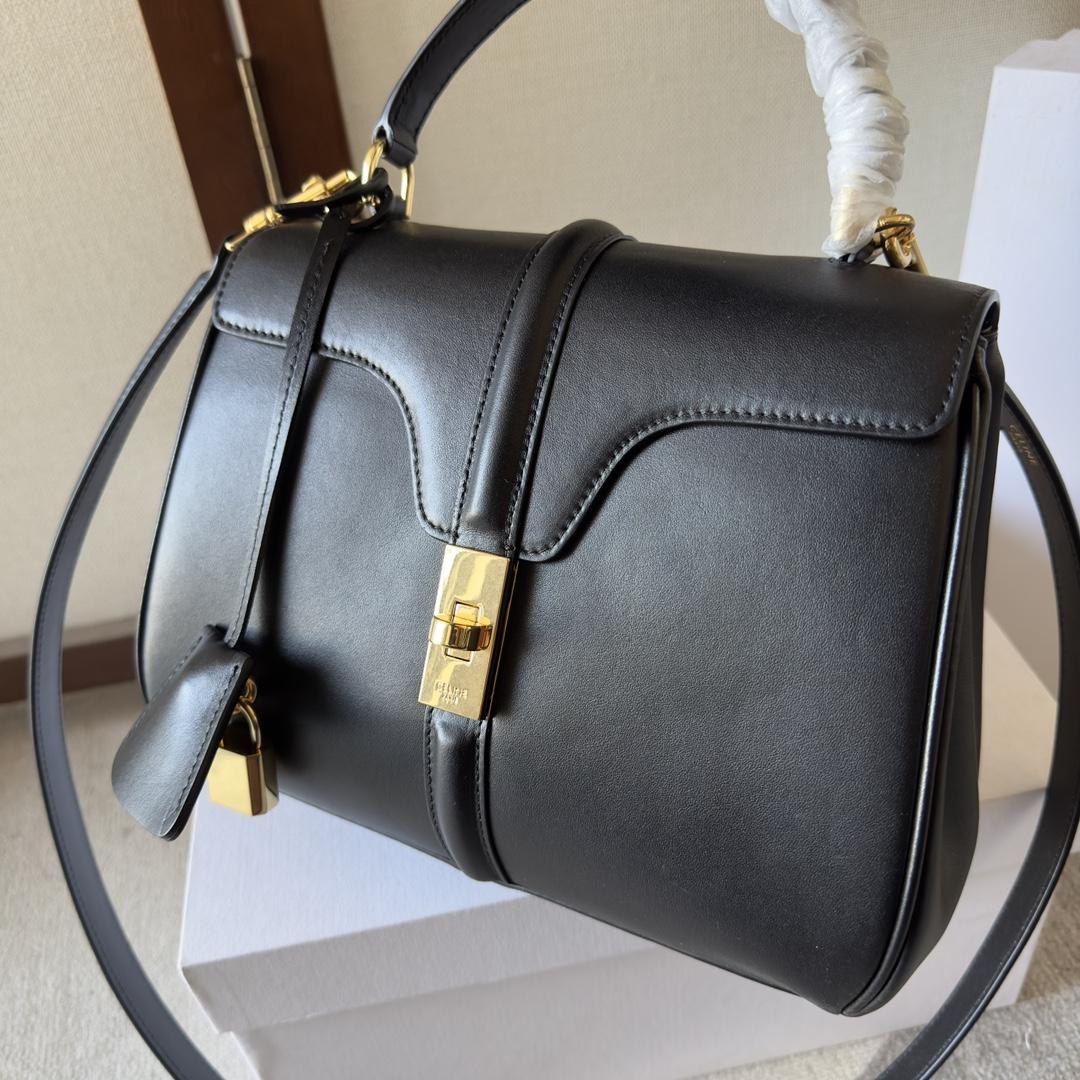 Celine Small 16 Bag In Satinated Calfskin - DopestKickz
