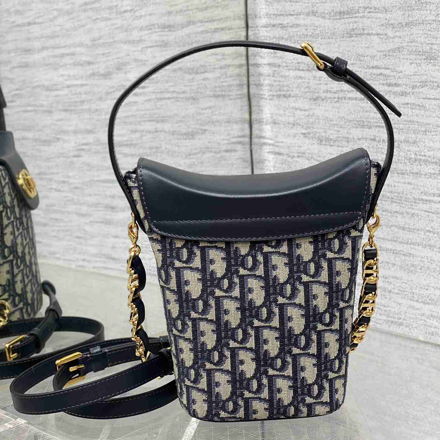 Dior 30 Montaigne Dior Amber Mini Bucket Bag - DopestKickz